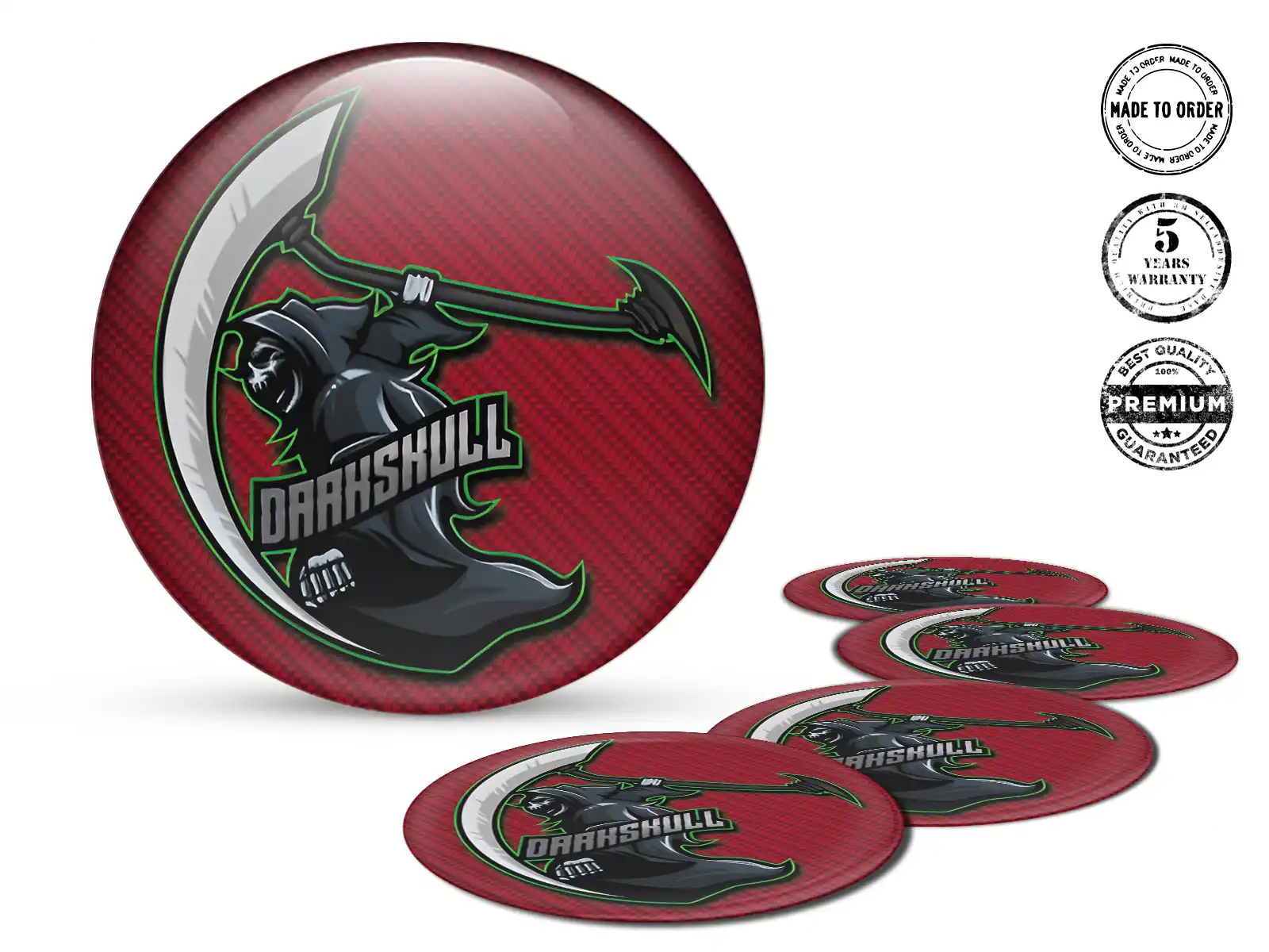 Emblema Rueda Custom Insignias Bombadas Lujo